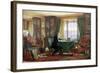 John Ruskin in His Study at Brantwood, Cumbria, 1882-William Gersham Collingwood-Framed Giclee Print