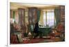 John Ruskin in His Study at Brantwood, Cumbria, 1882-William Gersham Collingwood-Framed Giclee Print