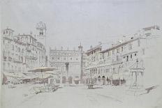 Study for Detail of the Piazza Delle Erbe-John Ruskin-Giclee Print