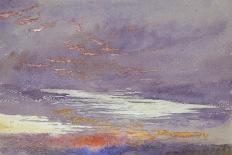 Study of Dawn: Purple Clouds, March 1868-John Ruskin-Giclee Print