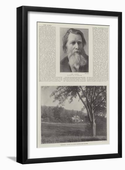 John Ruskin-null-Framed Giclee Print