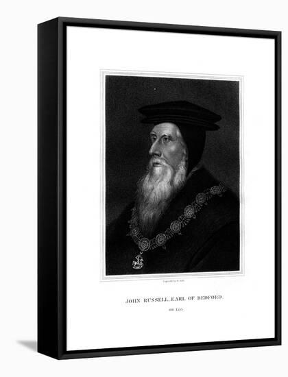 John Russell, 1st Earl of Bedford, English Royal Minister-W Holl-Framed Stretched Canvas