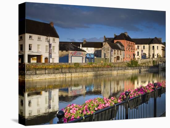 John's Quay and River Nore, Kilkenny City, County Kilkenny, Leinster, Republic of Ireland, Europe-Richard Cummins-Stretched Canvas