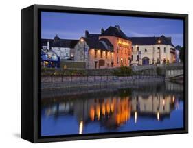 John's Quay and River Nore, Kilkenny City, County Kilkenny, Leinster, Republic of Ireland, Europe-Richard Cummins-Framed Stretched Canvas