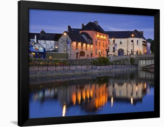 John's Quay and River Nore, Kilkenny City, County Kilkenny, Leinster, Republic of Ireland, Europe-Richard Cummins-Framed Photographic Print