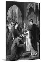 John's Submission to King Richard-A.H. Payne-Mounted Art Print