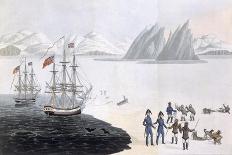 First Communication with the Natives of Prince Regent's Bay, 1818-John Sackheouse-Laminated Giclee Print