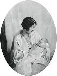 Queen Elizabeth with Princess Elizabeth in 1926-John Saint-Helier Lander-Giclee Print