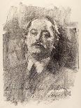 Portrait of Albert Belleroche, 1905-John Sargent Noble-Giclee Print