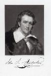 Portrait of John James Audubon-John Sartain-Stretched Canvas
