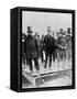 John Scott Russell, Henry Wakefield, Isambard Kingdom Brunel and Lord Derby-English Photographer-Framed Stretched Canvas