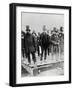 John Scott Russell, Henry Wakefield, Isambard Kingdom Brunel and Lord Derby-English Photographer-Framed Giclee Print