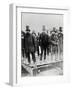 John Scott Russell, Henry Wakefield, Isambard Kingdom Brunel and Lord Derby-English Photographer-Framed Giclee Print