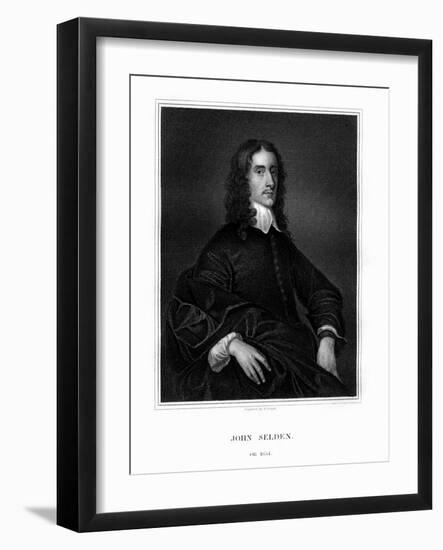 John Selden, English Jurist, Legal Antiquary and Oriental Scholar-R Cooper-Framed Giclee Print