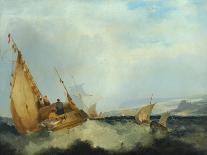 Shipping Off the Isle of Wight-John Sell Cotman-Giclee Print