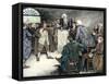 John Sevier Rescued from North Carolina Imprisonment during the American Revolution-null-Framed Stretched Canvas