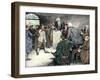 John Sevier Rescued from North Carolina Imprisonment during the American Revolution-null-Framed Giclee Print