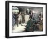 John Sevier Rescued from North Carolina Imprisonment during the American Revolution-null-Framed Giclee Print