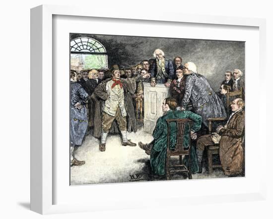 John Sevier Rescued from North Carolina Imprisonment during the American Revolution-null-Framed Giclee Print