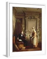 John Sheepshanks and His Maid-William Mulready-Framed Giclee Print