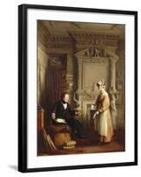 John Sheepshanks and His Maid-William Mulready-Framed Giclee Print