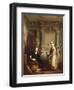 John Sheepshanks and His Maid-William Mulready-Framed Giclee Print