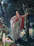 A Midsummer Night's Dream: Hermia Surrounded by Puck and the Fairies, 1861-John Simmons-Giclee Print