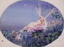 A Midsummer Night's Dream: Hermia Surrounded by Puck and the Fairies, 1861-John Simmons-Giclee Print