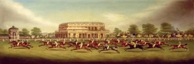 The Finish of the Epsom Derby in 1822-John Sinclair-Framed Giclee Print