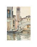 A Bridge and Campanile, Venice, 1902/04-John Singer Sargent-Art Print