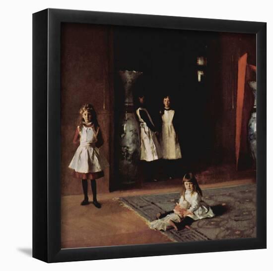 John Singer Sargent (Boit Daughters) Art Poster Print-null-Framed Poster