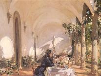 Breakfast in the Loggia, 1910-John Singer Sargent-Giclee Print