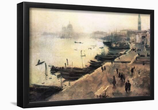 John Singer Sargent Venice in Bad Weather Art Print Poster-null-Framed Poster