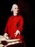 Samuel Adams, Portrait Depicting Adams Pointing to the Massachusetts Charter-John Singleton Copley-Photo