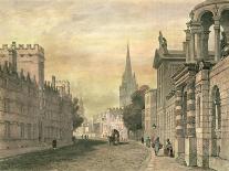 The High Street, Oxford, 1835-John Skinner Prout-Framed Stretched Canvas