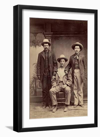 John Slaughter's Tombstone, Arizona Territory Cowboys-C.S. Fly-Framed Art Print
