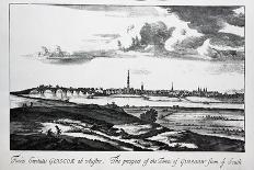 The Prospect of the Town of Glasgow from Ye South, from 'Theatrum Scotiae' by John Slezer, 1693-John Slezer-Framed Giclee Print