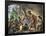 John Smith Saved by Pocahontas, Jamestown Colony, Virginia Colony, c.1607-null-Framed Giclee Print