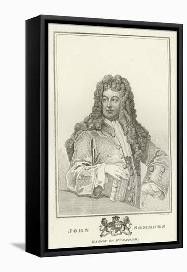 John Sommers, Baron of Evesham-Godfrey Kneller-Framed Stretched Canvas