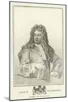 John Sommers, Baron of Evesham-Godfrey Kneller-Mounted Giclee Print