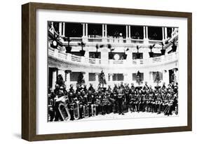 John Sousa and United States Marine Corps Band-null-Framed Photographic Print