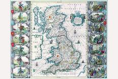 Lancashire in 1610, from John Speed's 'Theatre of the Empire of Great Britaine', First Edition-John Speed-Giclee Print
