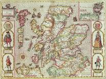 Lancashire in 1610, from John Speed's 'Theatre of the Empire of Great Britaine', First Edition-John Speed-Giclee Print