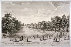 The Canal in St James's Park, Westminster, London, C1740-John Stevens-Laminated Giclee Print