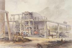 Staith with Ore-Crushing Machinery (Bodycolour, Pencil and W/C on Paper)-John Storey-Giclee Print
