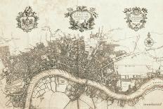 A Plan of Rotherhithe, 1755, (1912). Artists: Unknown, John Stow-John Stow-Stretched Canvas