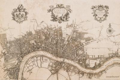 Plan of the City of London, 1720