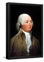 John Strumbull John Adams Portrait Historic Art Print Poster-null-Framed Poster