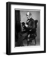 John Stuart Mill, British Philosopher and Social Reformer, 19th Century-null-Framed Giclee Print