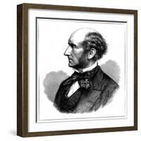 John Stuart Mill, British Social Reformer and Philosopher, 1873-null-Framed Giclee Print